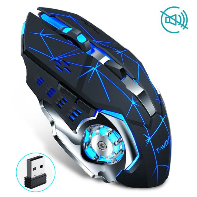 Wireless Gaming Mouse 2400 DPI Rechargeable-Mice & Trackballs-Golonzo