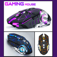 Wireless Gaming Mouse 2400 DPI Rechargeable-Mice & Trackballs-Golonzo