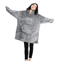 Oversized Hoodie Blanket with Fleece Warm Hoodies Sweats-Sweater-Golonzo