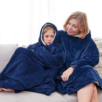 Oversized Hoodie Blanket with Fleece Warm Hoodies Sweats-Sweater-Golonzo