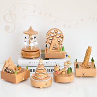 Landmark Musical Wooden Box-Music Boxes-Golonzo