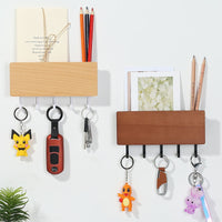 Wooden Decorative Wall Shelf Sundries Storage Box Prateleira Hanger Organizer Key-Storage Holders & Racks-Golonzo