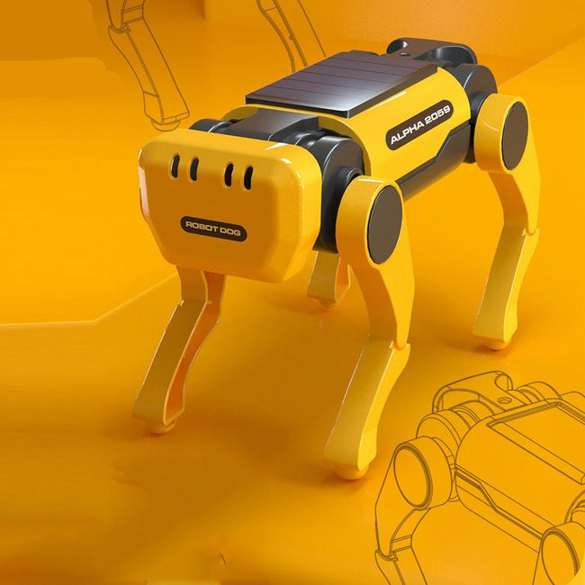 Solar Electric Mechanical Pet Robot - Educational Assembly Tech Puzzle Toy-Toys-Golonzo