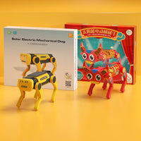 Solar Electric Mechanical Pet Robot - Educational Assembly Tech Puzzle Toy-Toys-Golonzo