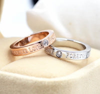 Love Forever Couple Rings-ring-Golonzo