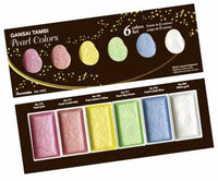 Starry/Pearl/Gem Watercolor Painting Set - Japanese Painting Kit-Color Mixing Tools-Golonzo