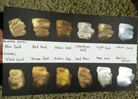 Starry/Pearl/Gem Watercolor Painting Set - Japanese Painting Kit-Color Mixing Tools-Golonzo