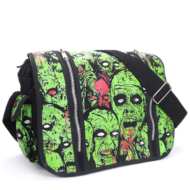 Shoulder Bag Waterproof with Zombie Patterns-Shoulder Bags-Golonzo