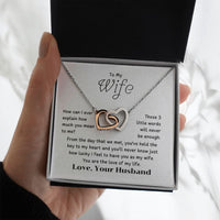 To My Wife - How can I ever explain how you mean to me-Jewelry-Golonzo