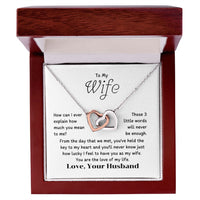To My Wife - How can I ever explain how you mean to me-Jewelry-Golonzo
