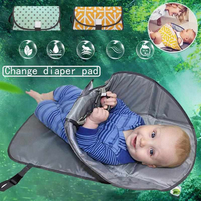 Portable Baby Changing Clutch Pad-Changing Mats & Trays-Golonzo