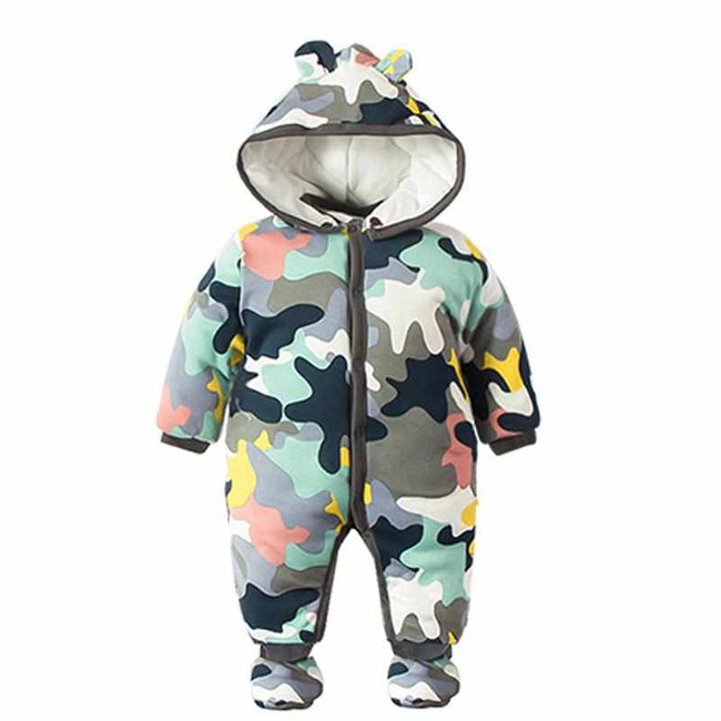 Baby Rompers Winter Thick Warm Baby Boys / Girls Clothing-baby and toddler outfits-Golonzo