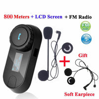 TCOM-SC Bluetooth Motorcycle Helmet Interphone Headset-Motorcycle Helmet Parts & Accessories-Golonzo