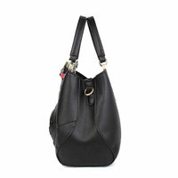 Luxury Scarves PU Leather Flowers Tote Handbags-Handbags-Golonzo