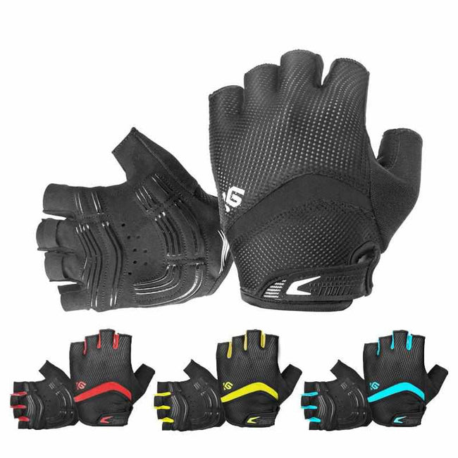 Shockproof Breathable Half Finger Bike Gloves - Anti-sweat Anti-slip Bicycle Gloves-Gloves & Mittens-Golonzo