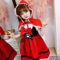 Red Riding Hood Halloween Costume for Kids-Costumes-Golonzo