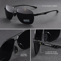 Men's Aluminum Polarized Sunglasses-Golonzo