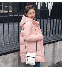 Winter Jacket Women Hooded Coats Parka Thick Cotton Padded-Coats and Jackets-Golonzo
