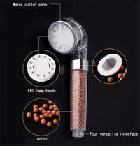 LED Shower Head Pressurized Water-Shower Head-Golonzo