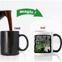 Funny Cute cats Color Changing Coffee Mug-Coffee and Tea Cups-Golonzo
