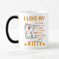 Funny Cute cats Color Changing Coffee Mug-Coffee and Tea Cups-Golonzo