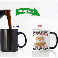 Funny Cute cats Color Changing Coffee Mug-Coffee and Tea Cups-Golonzo