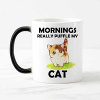 Funny Cute cats Color Changing Coffee Mug-Coffee and Tea Cups-Golonzo