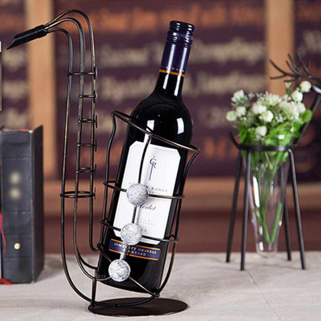 Saxophone Wine Bottle Holder-Wine Racks-Golonzo