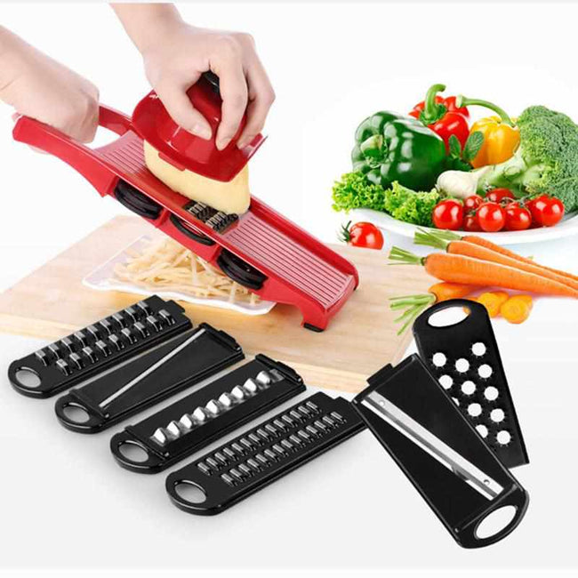 Vegetable Fruit Slicers & Cutter With Adjustable Stainless Steel Blades-Kitchen Slicers-Golonzo