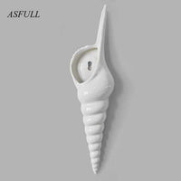 seashell decor (conch shell vase)-vase-Golonzo