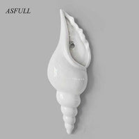 seashell decor (conch shell vase)-vase-Golonzo