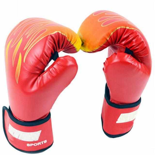 Kids Flame Boxing Gloves-Boxing Gloves and Mitts-Golonzo