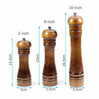 Oak Wood Pepper Mill-Salt and Pepper Shaker-Golonzo