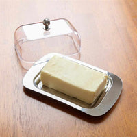 Stainless Steel Butter Dish Box-Butter Dishes-Golonzo