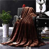 Solid Color Flannel Blanket-Blankets-Golonzo