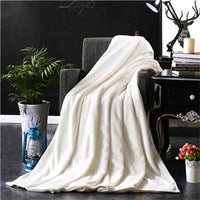 Solid Color Flannel Blanket-Blankets-Golonzo