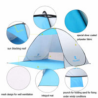 Quick Opening Beach Tent UV-protection-Tents-Golonzo