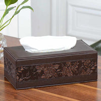 Leather Tissue Box-Facial Tissue Holder-Golonzo