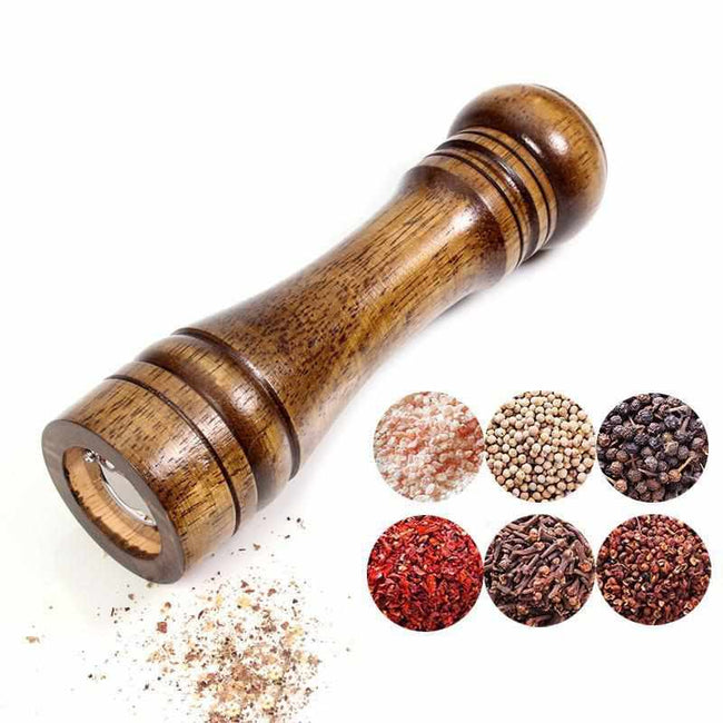 Oak Wood Pepper Mill-Salt and Pepper Shaker-Golonzo