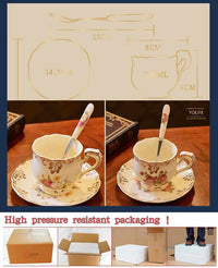 Ivory Porcelain Coffee Cups-Coffee and Tea Cups-Golonzo