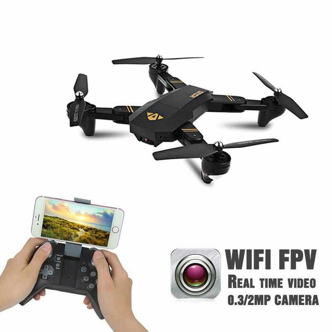 RC Mini Foldable Selfie Drone with Wifi-RC Helicopter and Drone-Golonzo