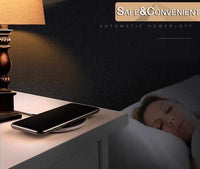 Qi Wireless Charger, 10W Fast Charger Alloy Base Low Temperature-mobile phone accessories-Golonzo