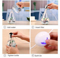 Ultrasonic Humidifier with Night Light-Humidifier-Golonzo