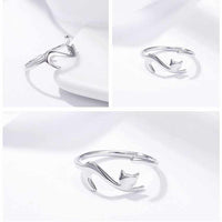 Sterling Cat Silver Ring-ring-Golonzo
