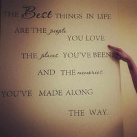 The Best Things In Life Vinyl wall decals-wall sticker-Golonzo