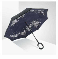 Reverse Folding Double Layer Umbrella-parasol and rain umbrella-Golonzo