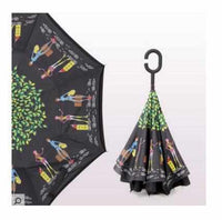 Reverse Folding Double Layer Umbrella-parasol and rain umbrella-Golonzo