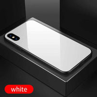 Glass Case For iPhone X - 9H Hardness Ultra Thin-Mobile Phone Case-Golonzo