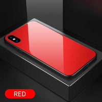 Glass Case For iPhone X - 9H Hardness Ultra Thin-Mobile Phone Case-Golonzo