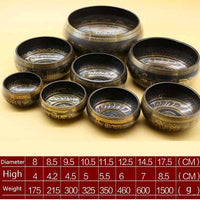Tibetan Singing Bowl-Decorative Bowl-Golonzo